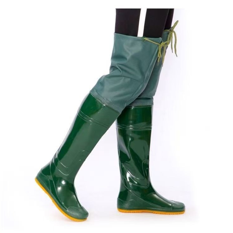 أحذية طويلة فوق الركبة مقاومة  - مراجعة Fishing Boots وسعره