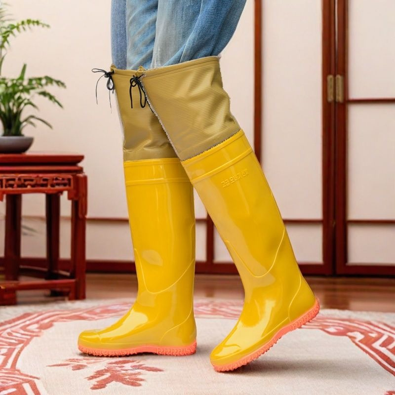 أحذية طويلة فوق الركبة مقاومة  - مراجعة Fishing Boots وسعره
