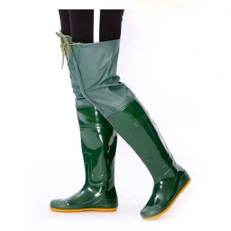 أحذية طويلة فوق الركبة مقاومة  - مراجعة Fishing Boots وسعره
